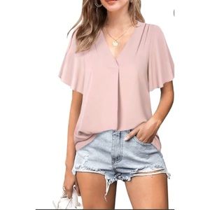 Light pink balloon top!